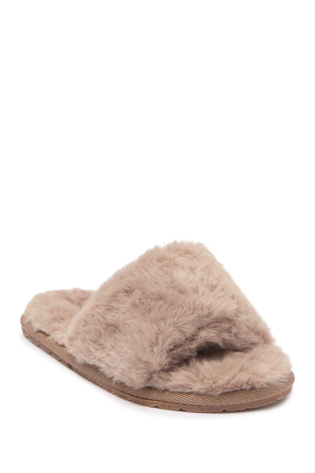 fur slippers for toddlers
