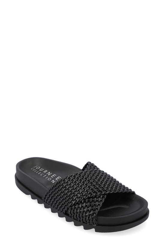 Journee Collection Gretie Sandal In Black