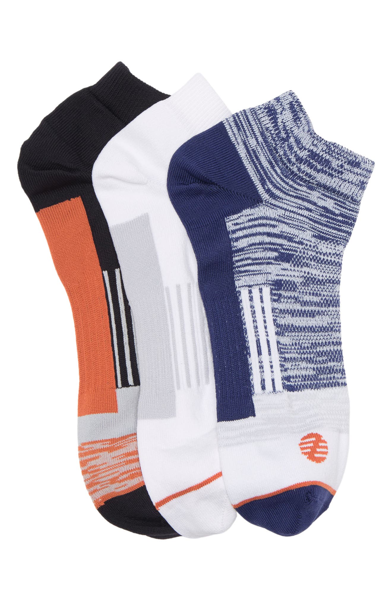 Zella Performance Ankle Socks In Black 