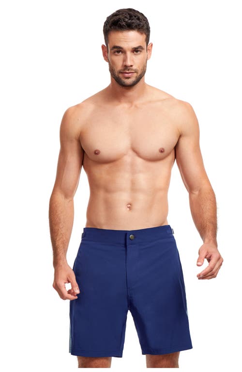 Gottex Men Vacation Mode 9" swim shorts Grey Navy at Nordstrom