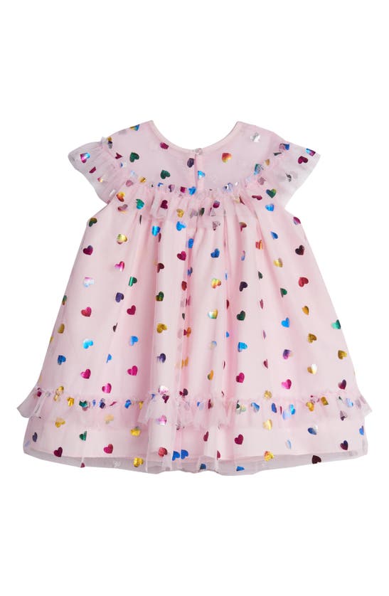 PIPPA & JULIE PIPPA & JULIE FOIL HEARTS FLOAT TULLE DRESS