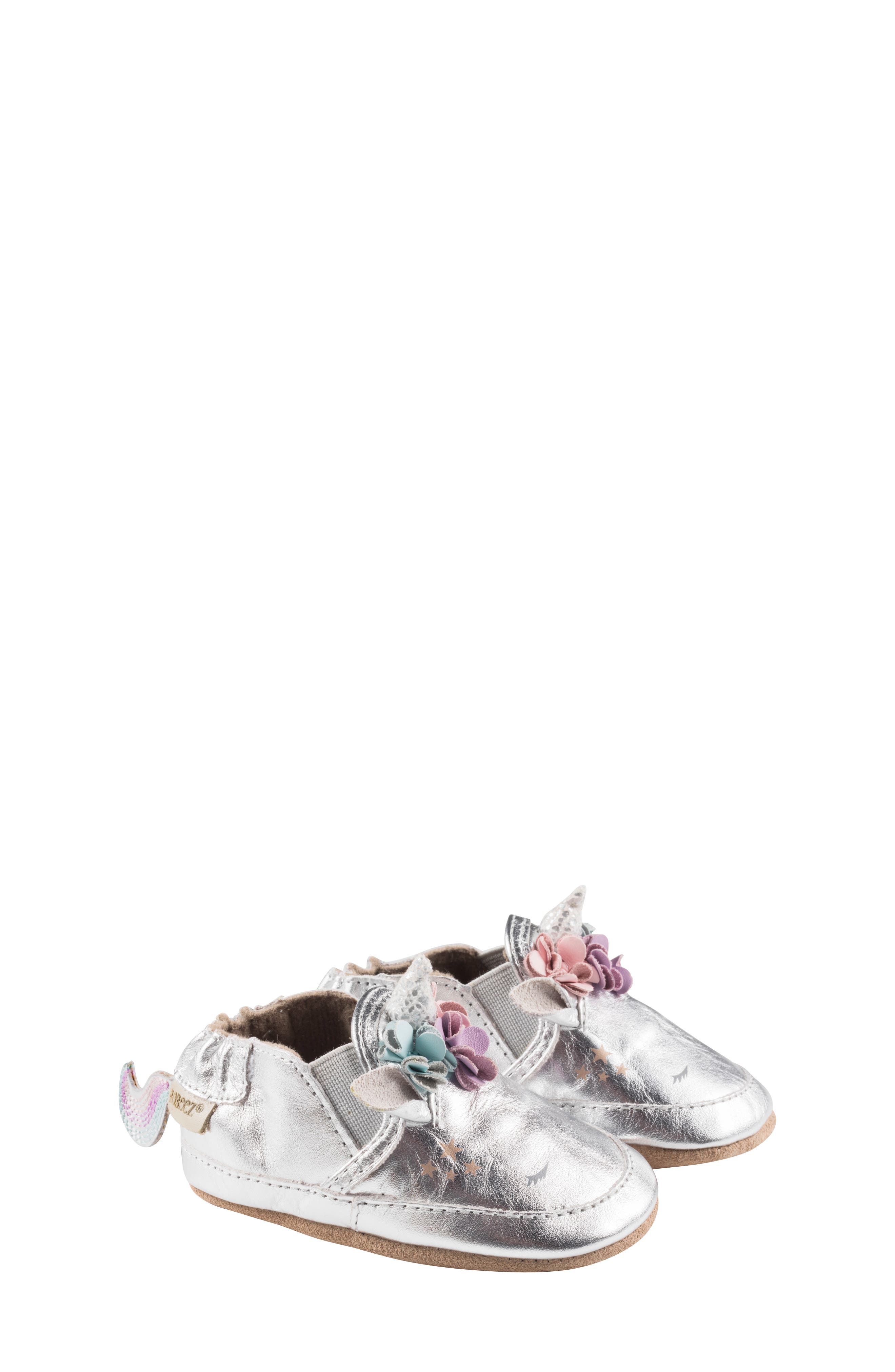 Robeez® Uma Unicorn Metallic Crib Shoe 