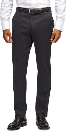 Calvin Klein Men's Slim-Fit Stretch Mini-Grid Dress Pants Charcoal Size  33X30