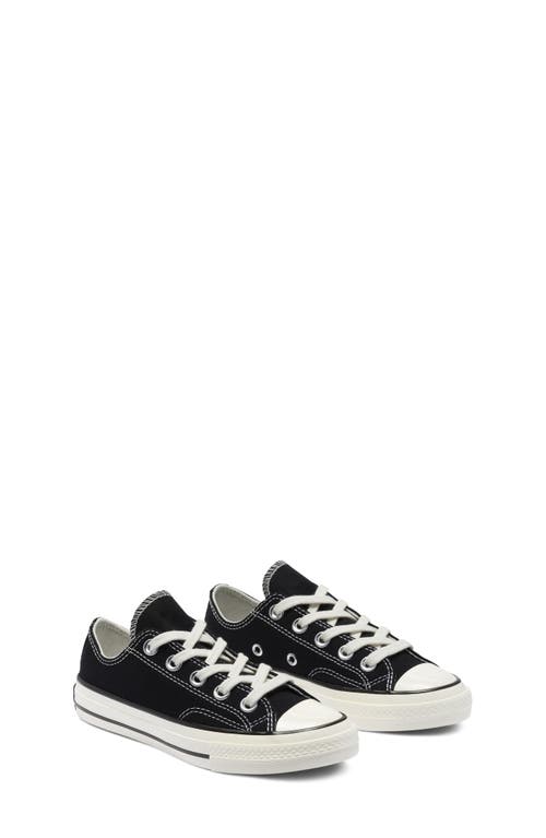 Converse Kids' Chuck Taylor® All Star® 70 Oxford Sneaker in Black/Black/Egret