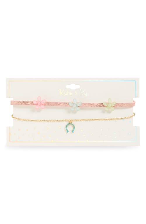 Ruby & Ry Kids' Set of 2 Choker Necklaces in Mul at Nordstrom
