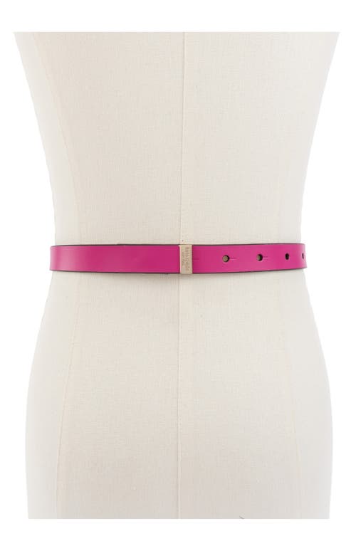 Shop Kate Spade New York Bow Belt In Marker Pink