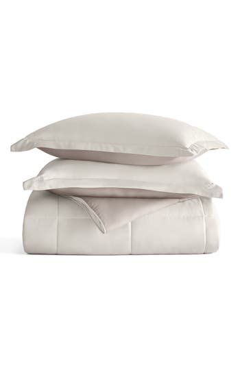 Homespun Premium Down Alternative Reversible Comforter Set In Neutral