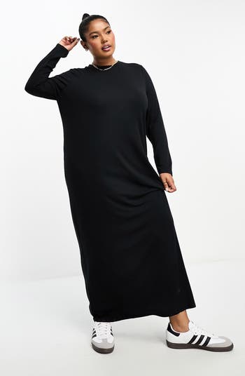 ASOS Curve Long Sleeve Maxi Dress | Nordstrom