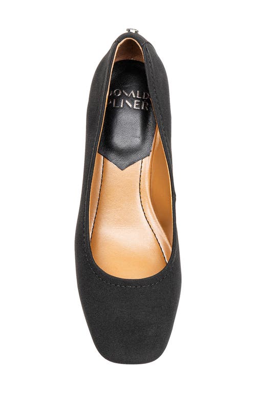 Shop Donald Pliner Square Toe Pump In Black - Black