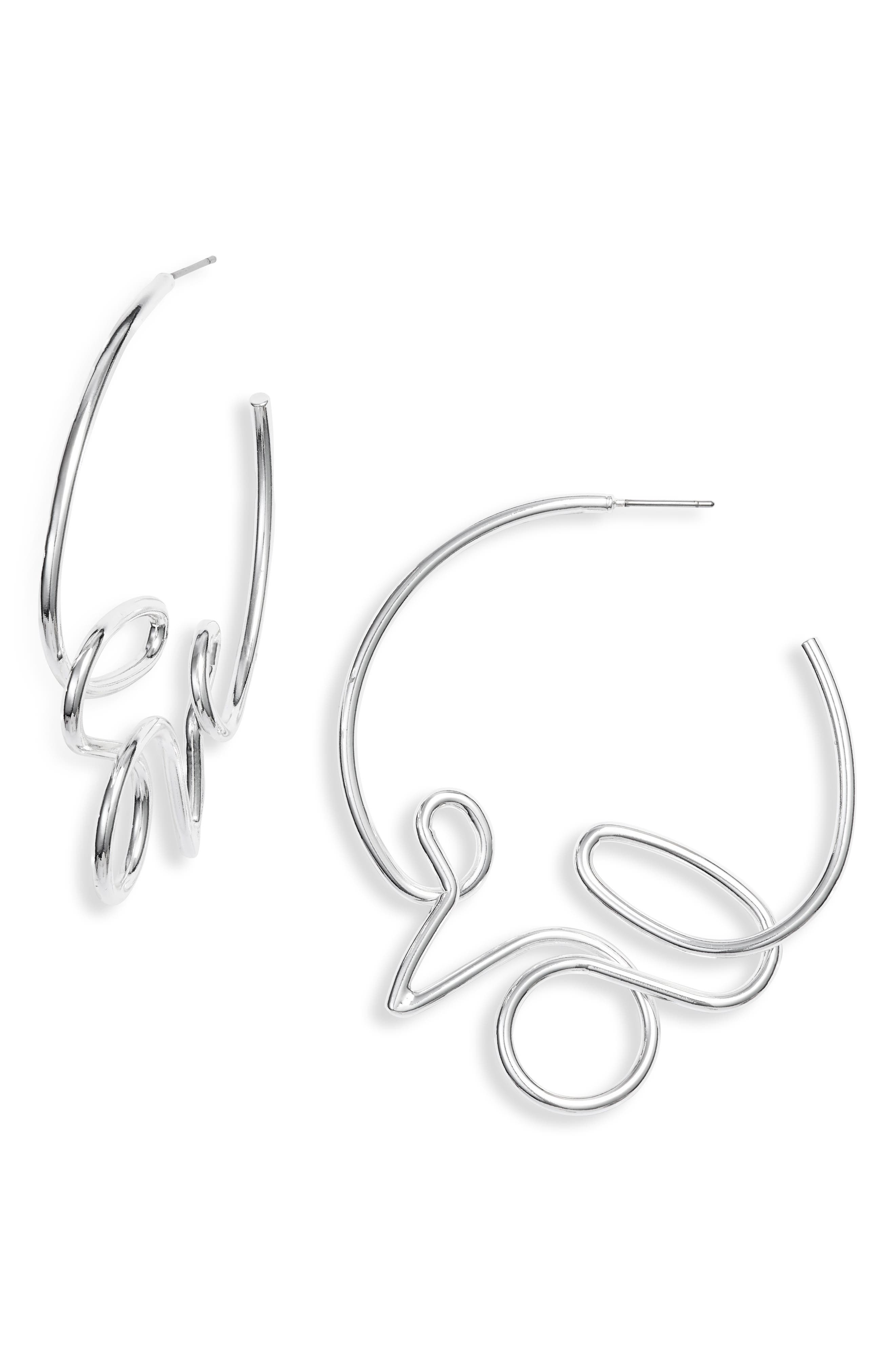 jenny bird hoop earrings