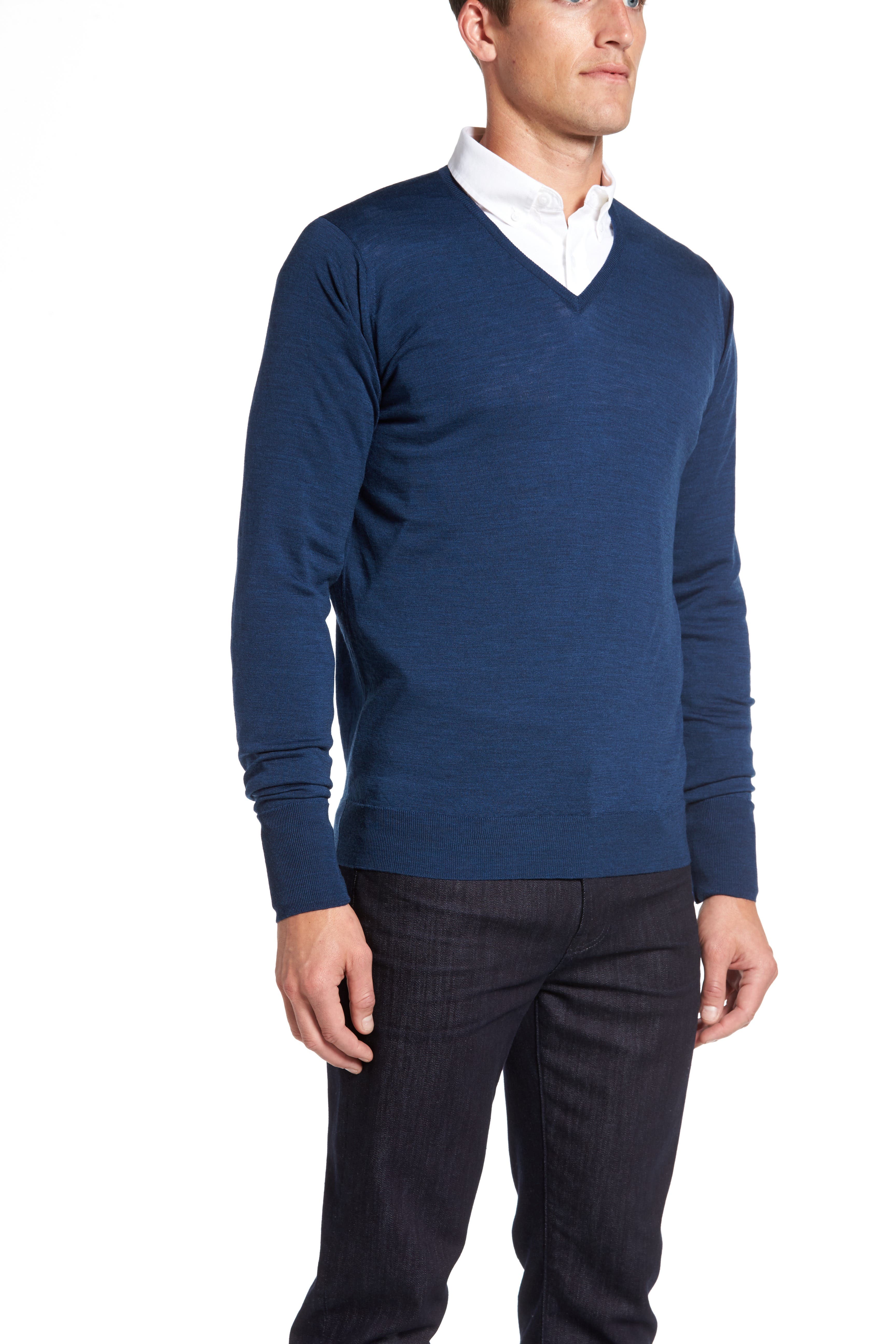 john smedley bobby v neck pullover