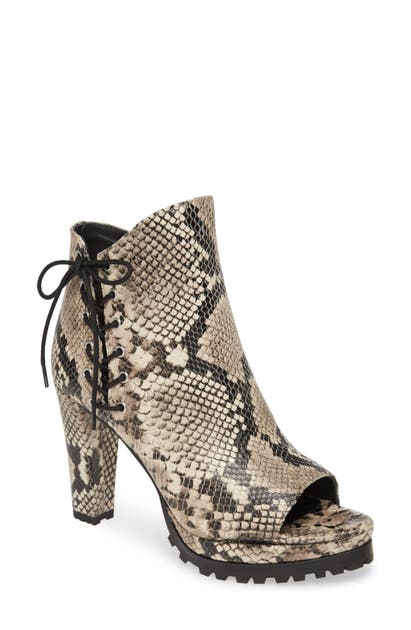 ALLSAINTS MICHELA LACE-UP PLATFORM BOOTIE,ZW0179