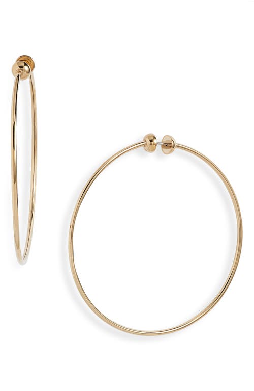 Icon Large Hoop Earrings in High Polish Gold