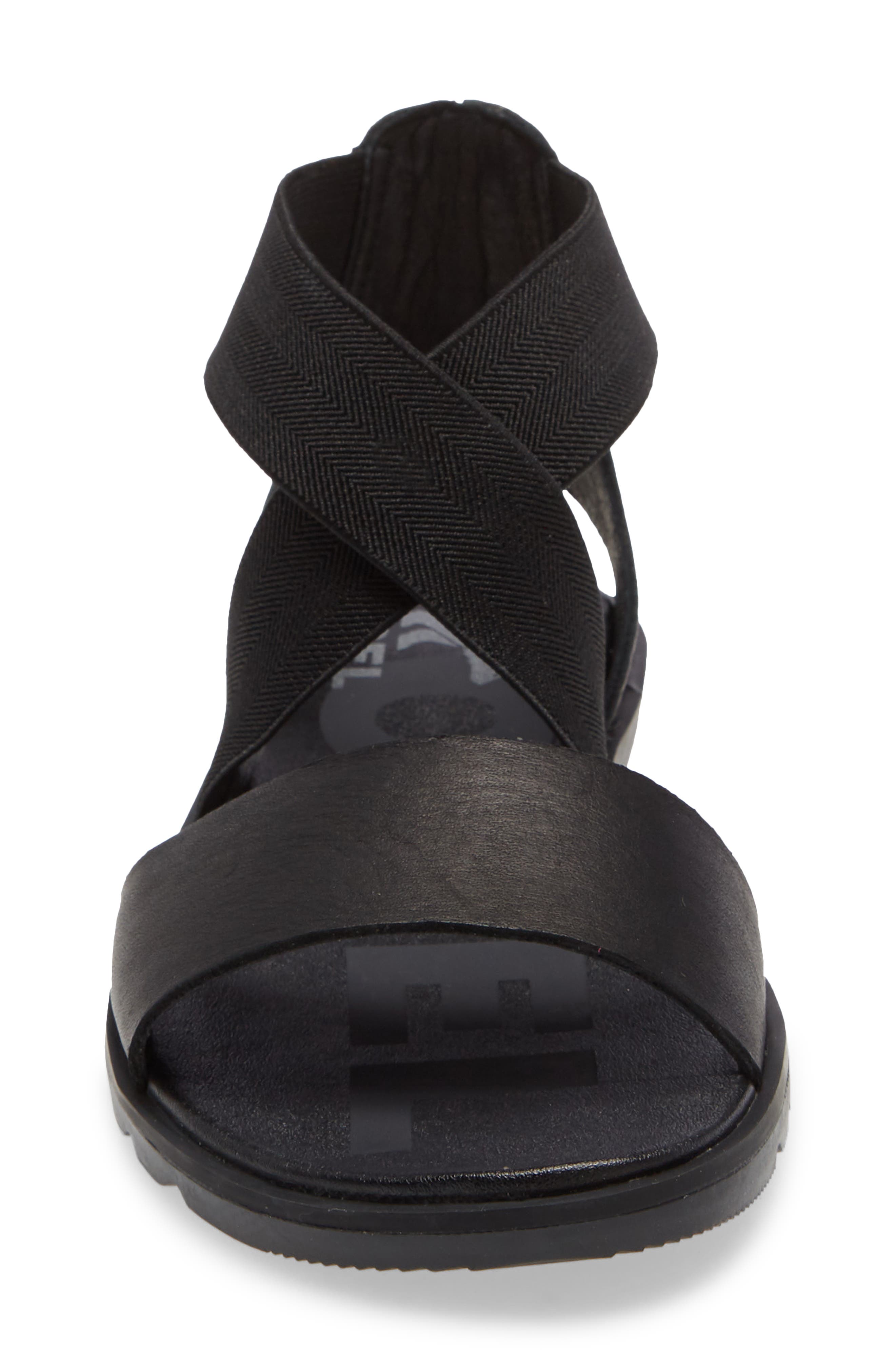 sorel ella leather loafer