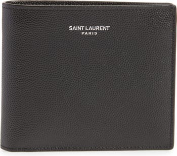Saint Laurent Men's Ysl Calfskin Wallet