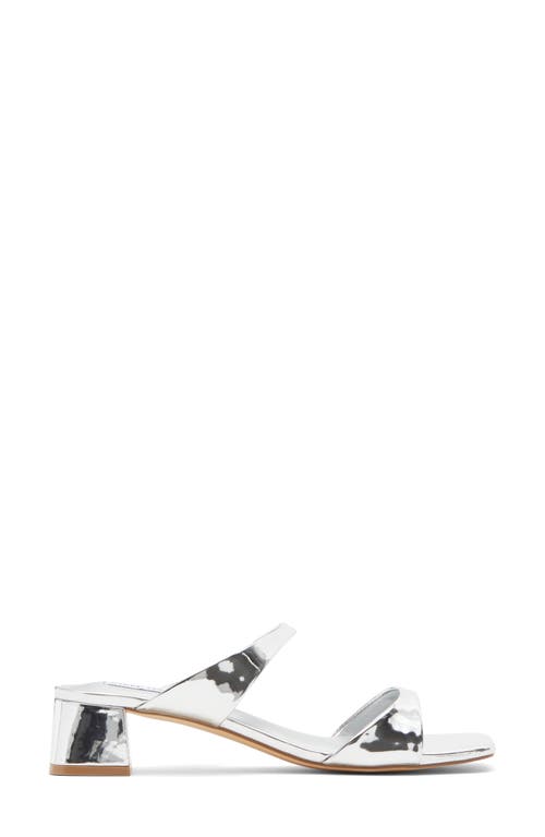 Shop Steve Madden Azriel Slide Sandal In Silver