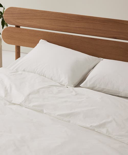 Pact Organic Cool-air Percale Sham 2-pack In White