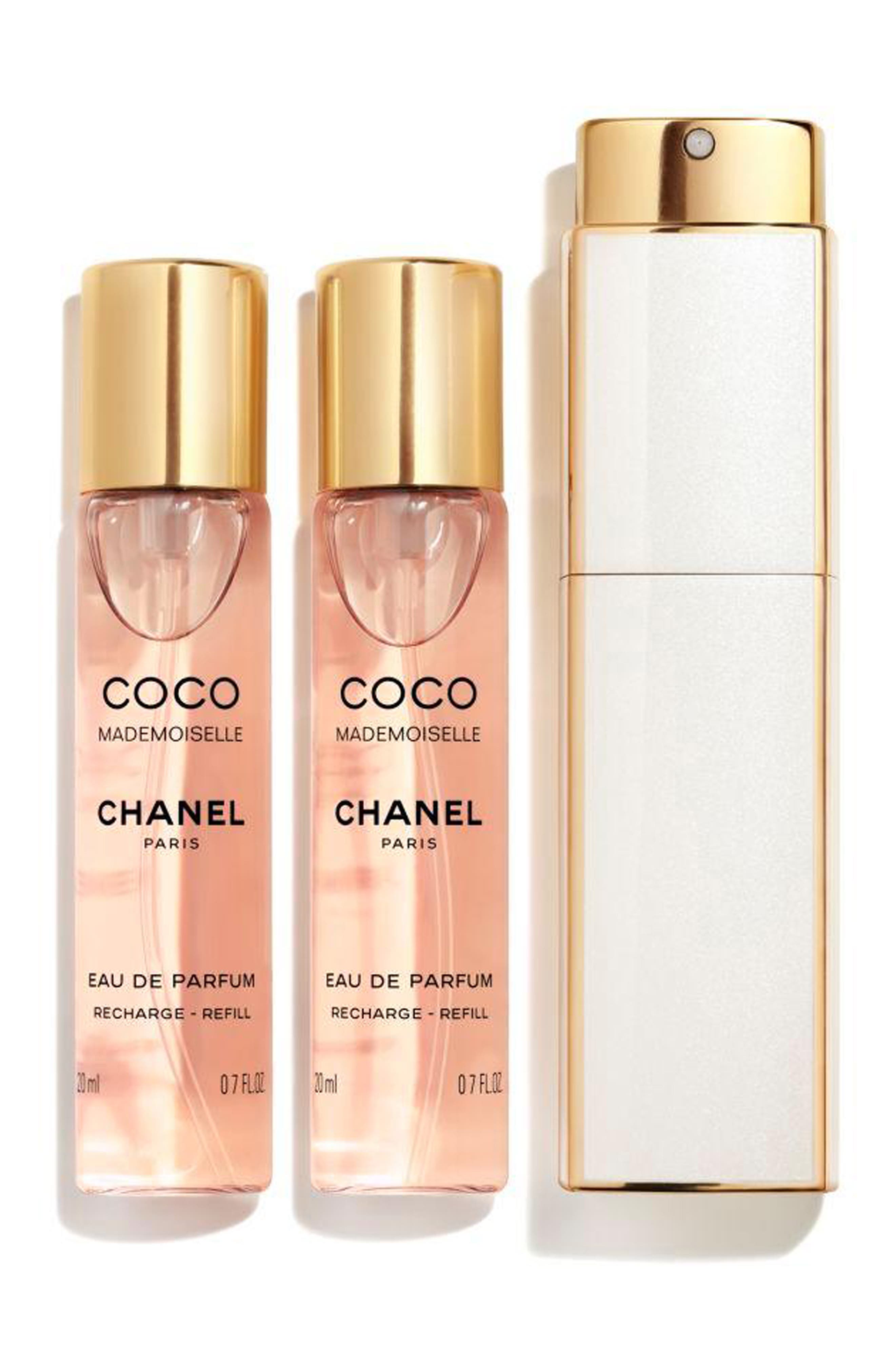 coco chanel perfume and candle set
