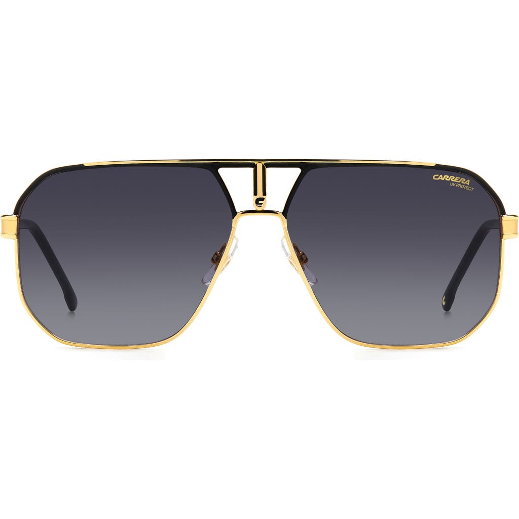 Carrera Eyewear 62mm Oversize Navigator Sunglasses In Black