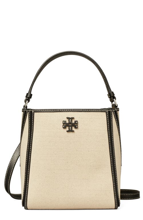 Tory Burch McGraw Canvas Bucket Bag in Natural Multi at Nordstrom