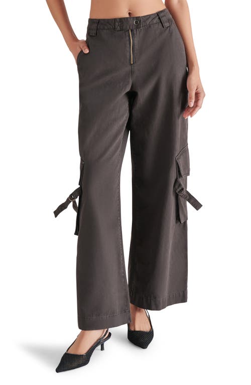 Steve Madden Eos Cargo Pants In Black