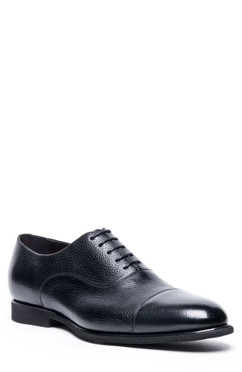 Santoni Backyard Leather Lace-up Shoes In Black