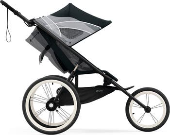 CYBEX AVI Baby Jogging Stroller with Seat Pack in Silver Pink, Lightweight  Jogger Stroller, Compact Fold, Smooth Ride Suspension and Air Filled Tires