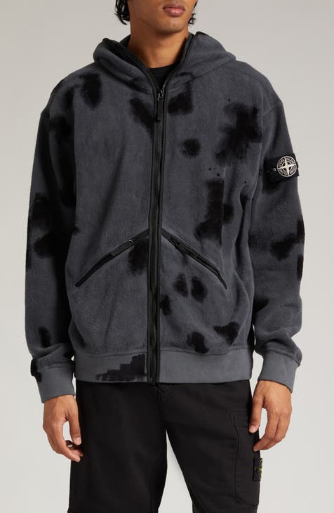 Gray Garment-Dyed Hoodie by Stone Island on Sale