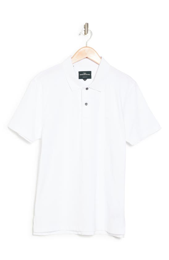 Rodd & Gunn Dalmore Sports Fit Knit Polo In White