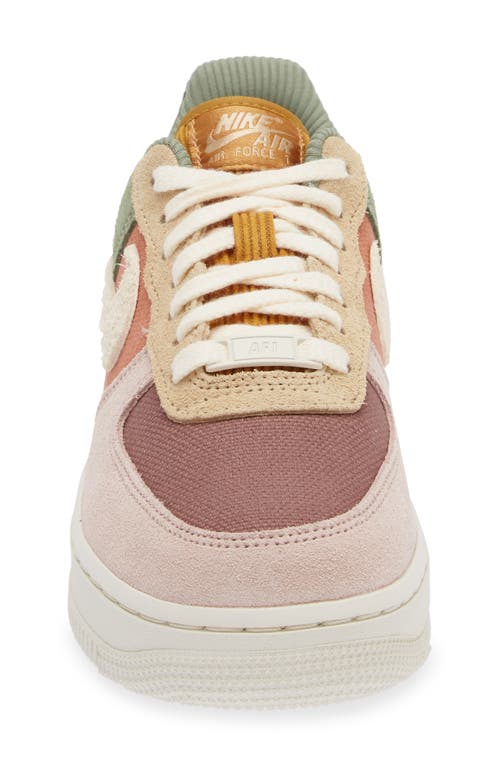 Shop Nike Air Force 1 '07 Lx Sneaker In Oil Green/pale Ivory/terra