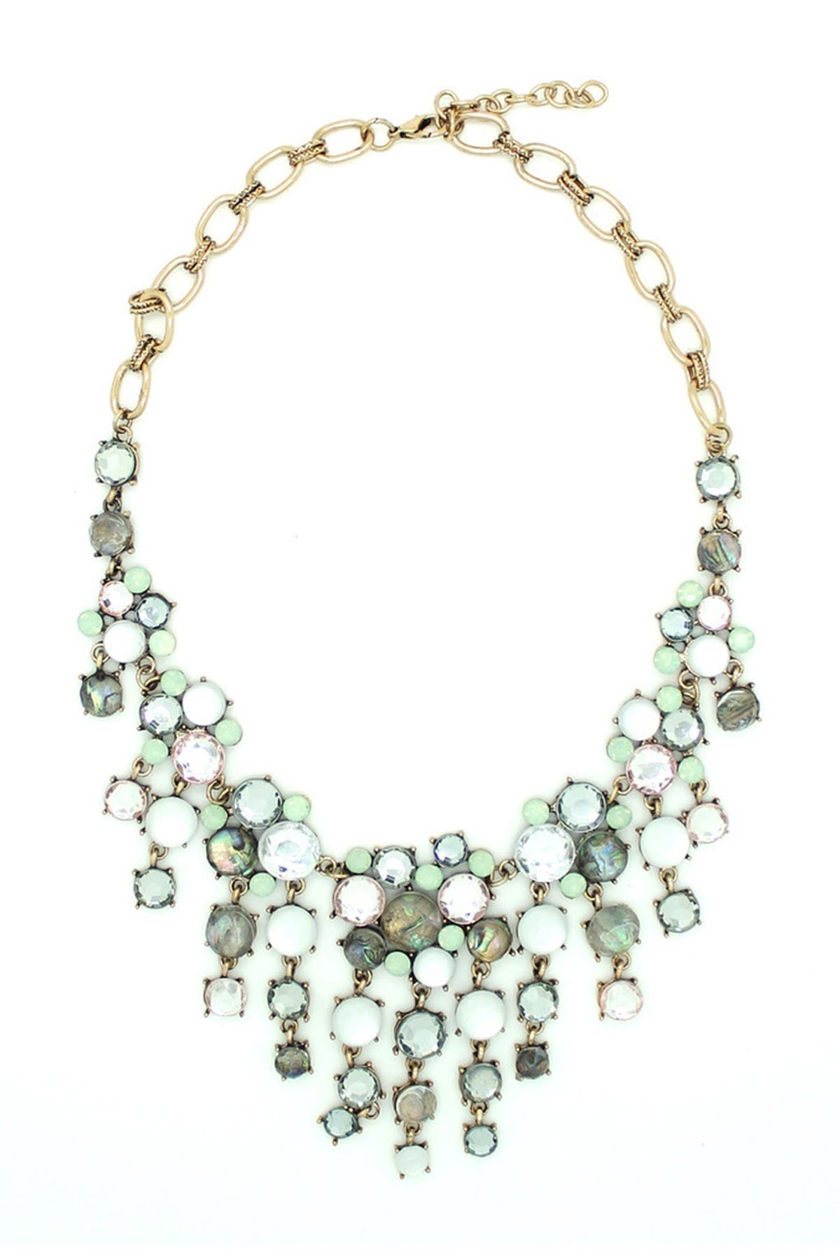 Eye Candy Los Angeles Multicolor Drape Necklace