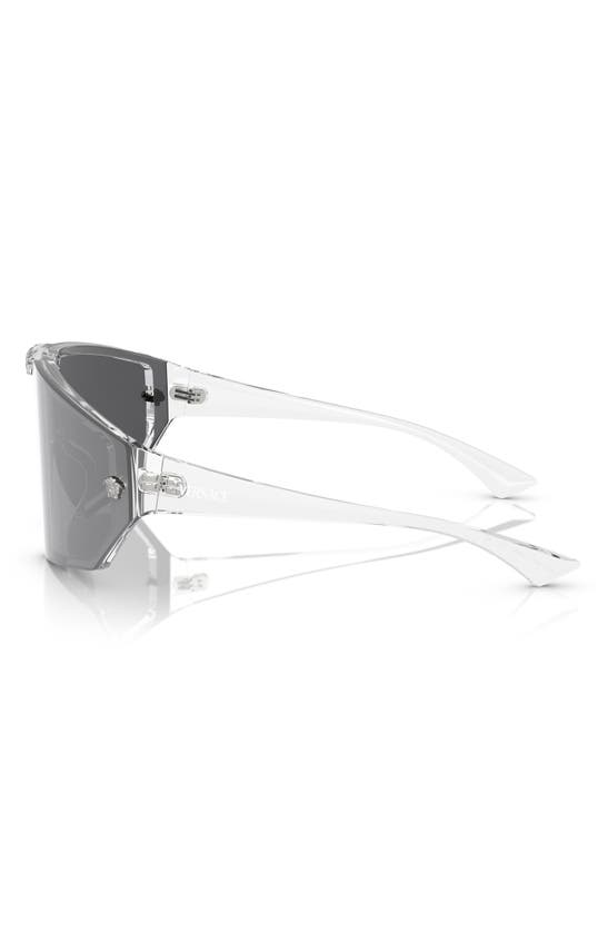 Versace Medusa Horizon Shield Sunglasses In Crystal