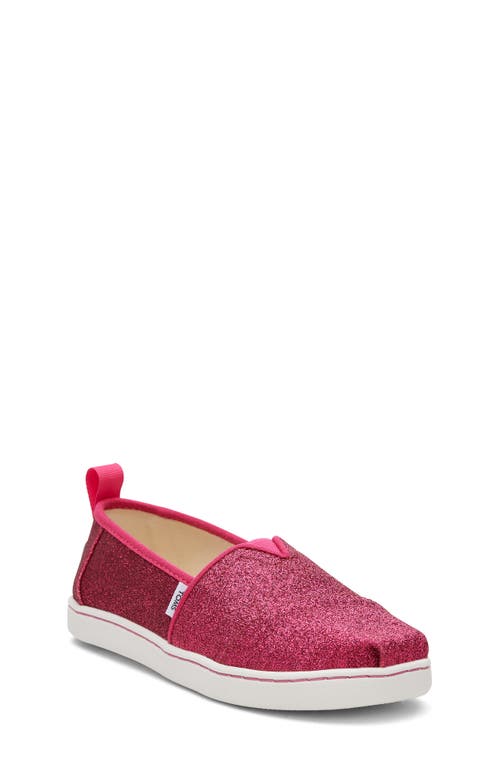 TOMS Kids' Alpargata Slip-On in Pink