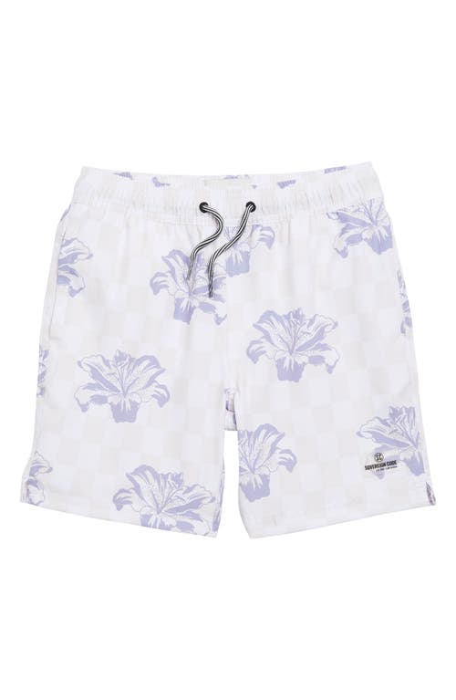 Shop Sovereign Code Kids' Cruise Floral Board Shorts In Tubular/heirloom