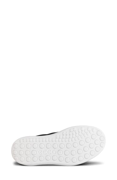 Shop Ecco Soft 60 Two-strap Sneaker In Black