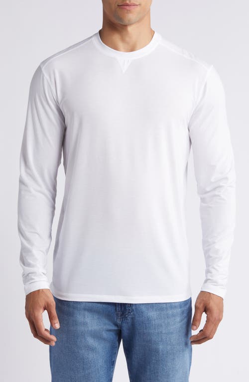 Course Long Sleeve Performance T-Shirt in White