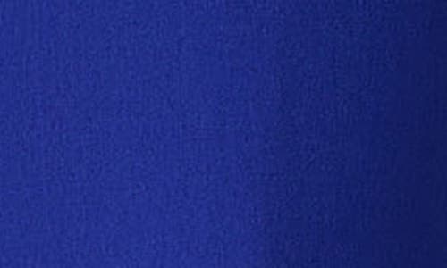 Kasper Hidden Fly Front Taffeta Pants In Royal Signature