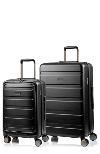Champs Tech 2-piece Wheeled Luggage Set In Black