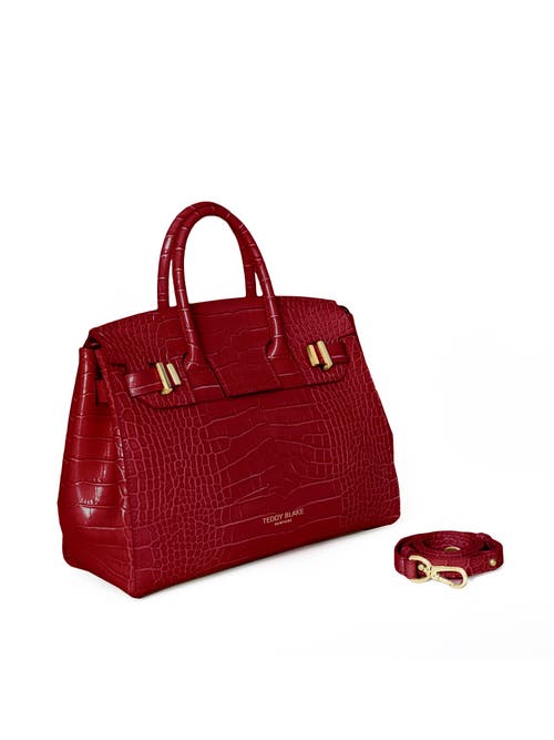 Teddy Blake Gigi Croco 11" In Red