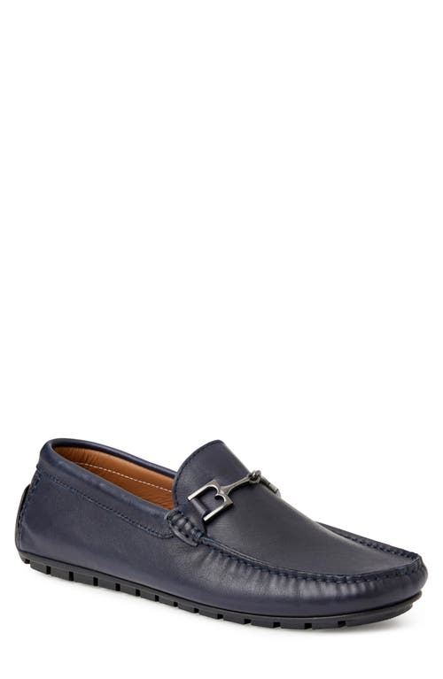 Bruno Magli Xander Driving Loafer in Navy Leather at Nordstrom, Size 11