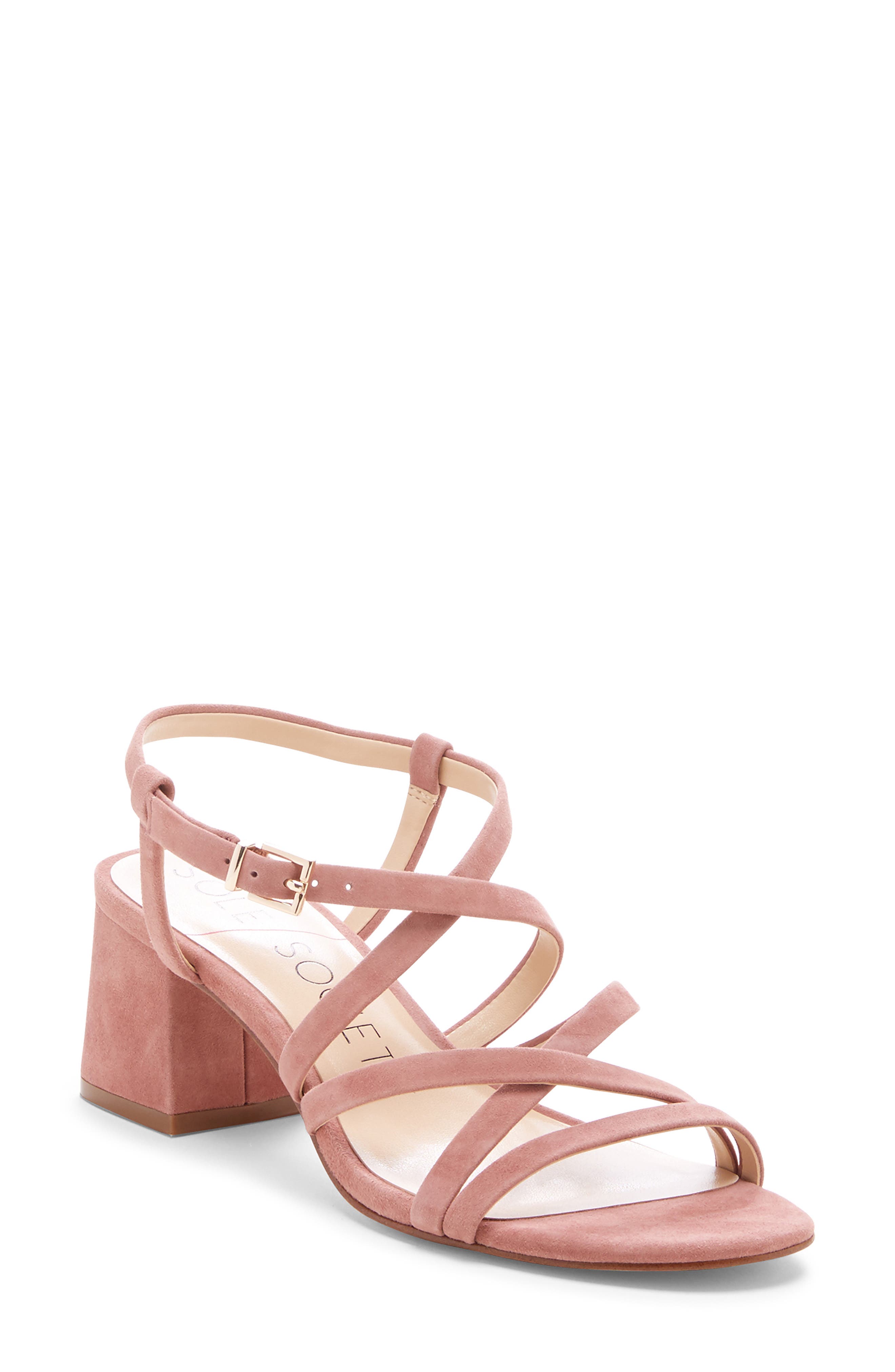 Sole Society Seranah Strappy Sandal, Pink