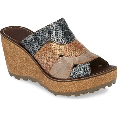 Fly London Gaxi Wedge Slide Sandal