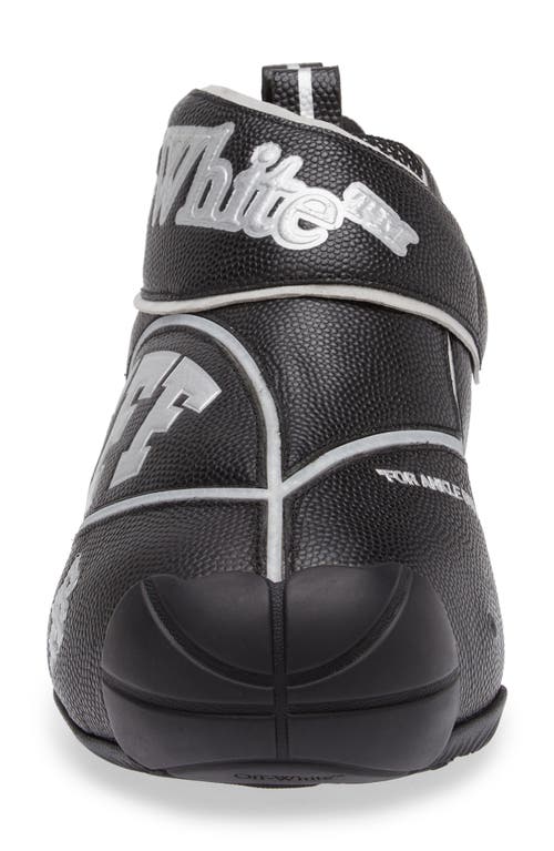 Shop Off-white The Baller Basketball Shoe In Black/silver