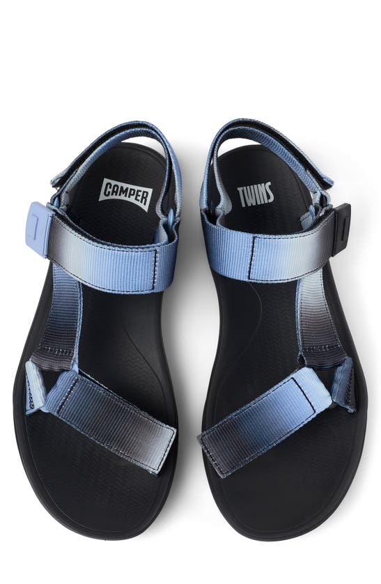 Shop Camper Twins Mismatch Sandal In Blue