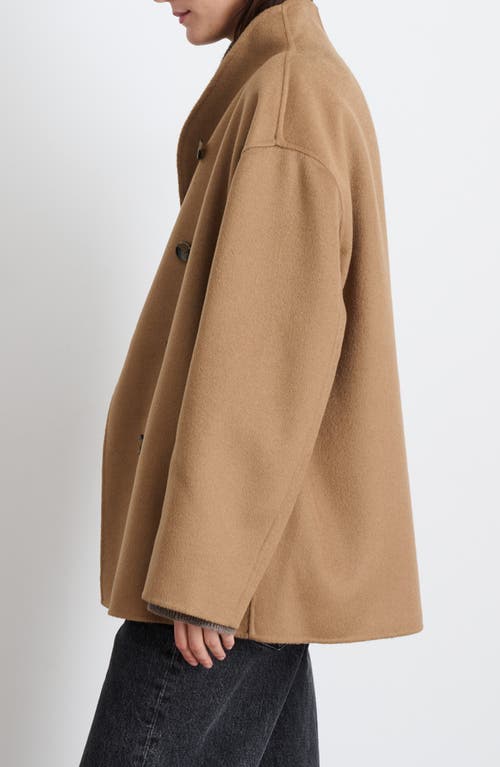 Shop Alex Mill Sophia Wool Blend Coat In Camel