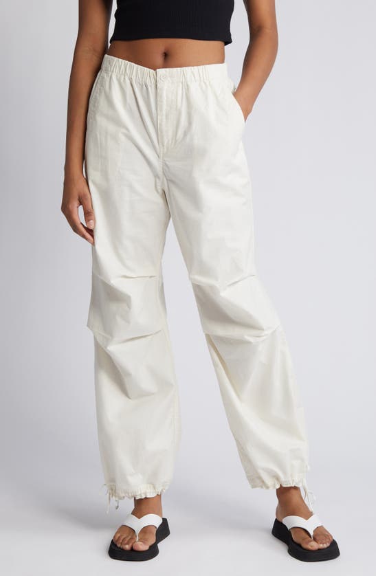 Shop Bp. Ripstop Parachute Pants In White Whisper