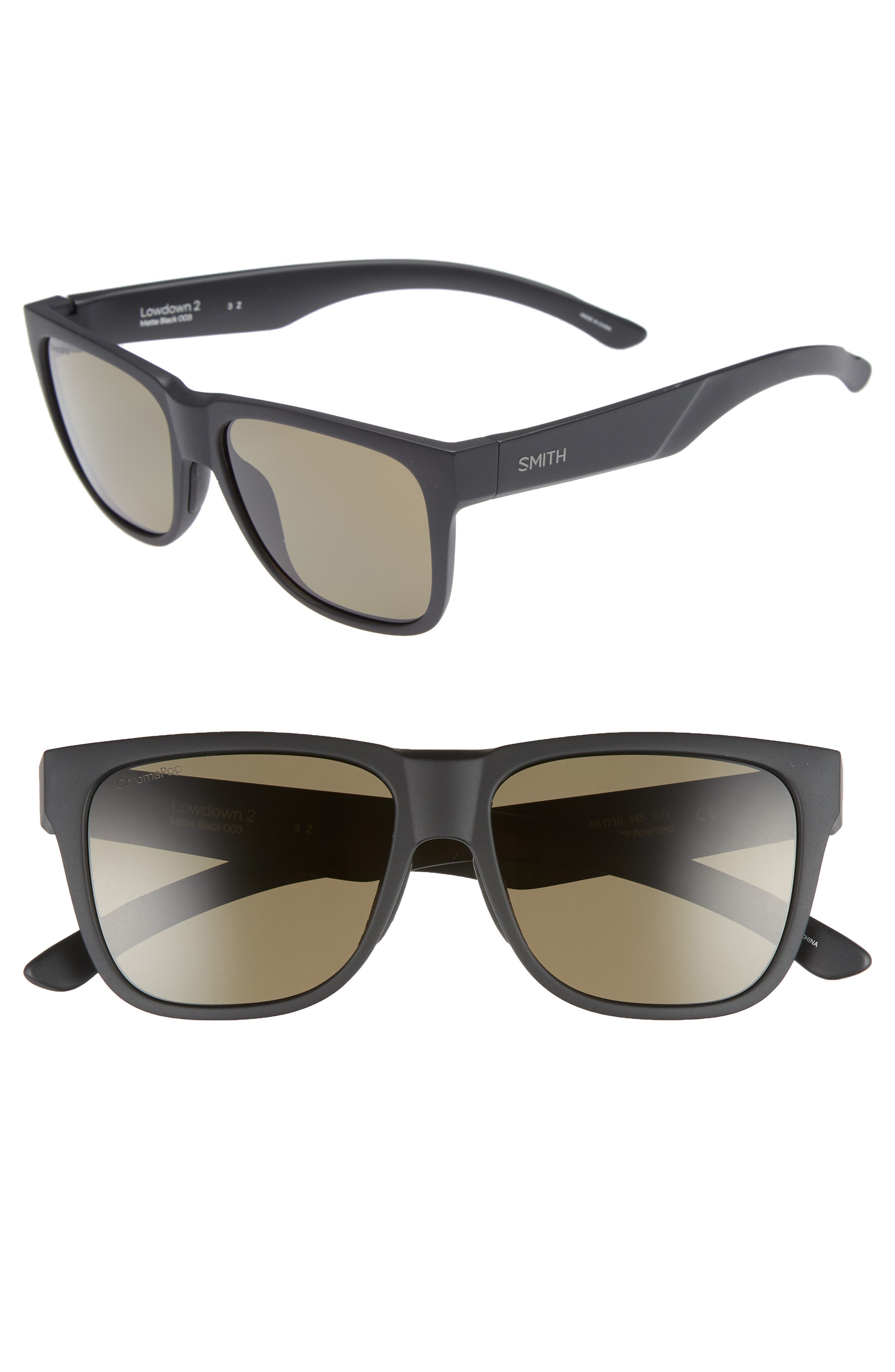 UPC 716736249063 product image for Men's Smith Lowdown 2 55mm Chromapop(TM) Polarized Sunglasses - Tortoise / Opal | upcitemdb.com