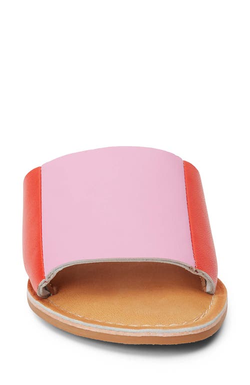 Shop Beach By Matisse Bonfire Slide Sandal In Pink/red