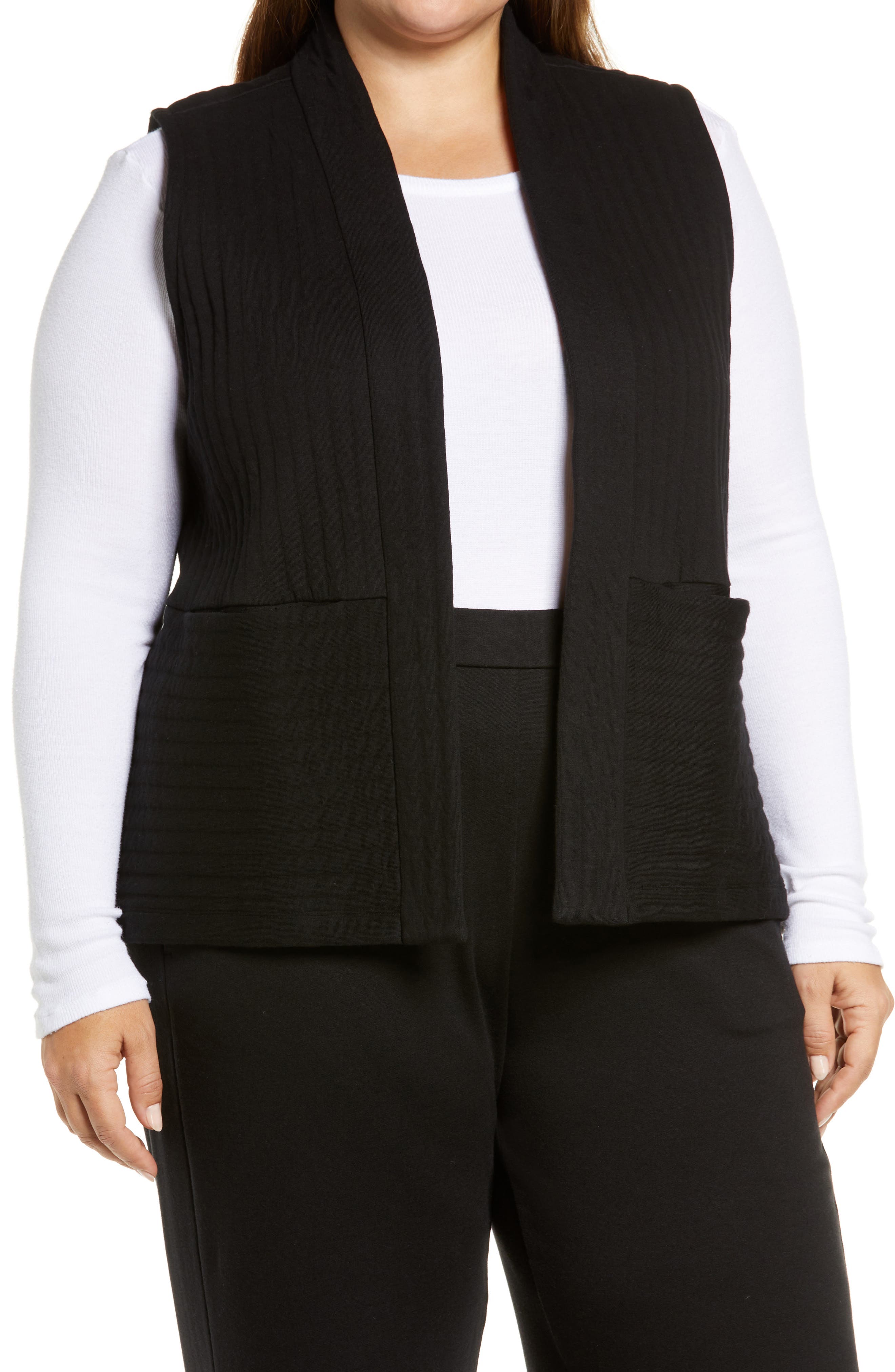 eileen fisher vests