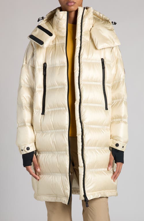 Moncler Grenoble Rochelairs Down Long Parka Camel at Nordstrom,